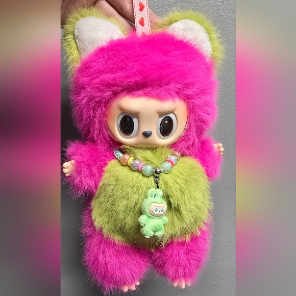 Labubu Other - Green & Pink Labubu